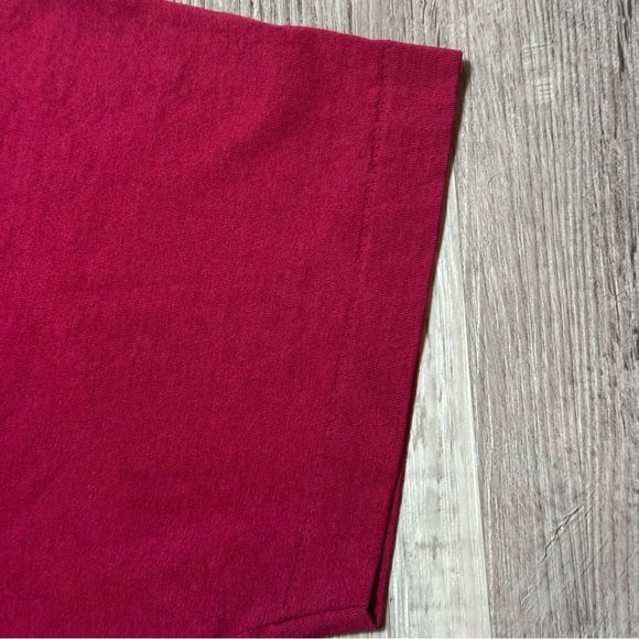 Vintage Lion Tiger Cat t shirt red single stitch screen stars men’s XL 24x30 - Picture 4 of 5